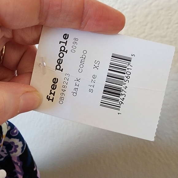 Free People Summer In Tulum Linen Blend Tunic XS NWT - Picture 6 of 8